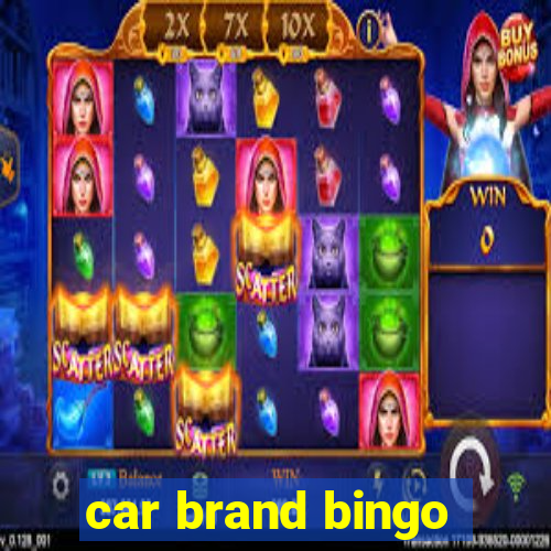 car brand bingo